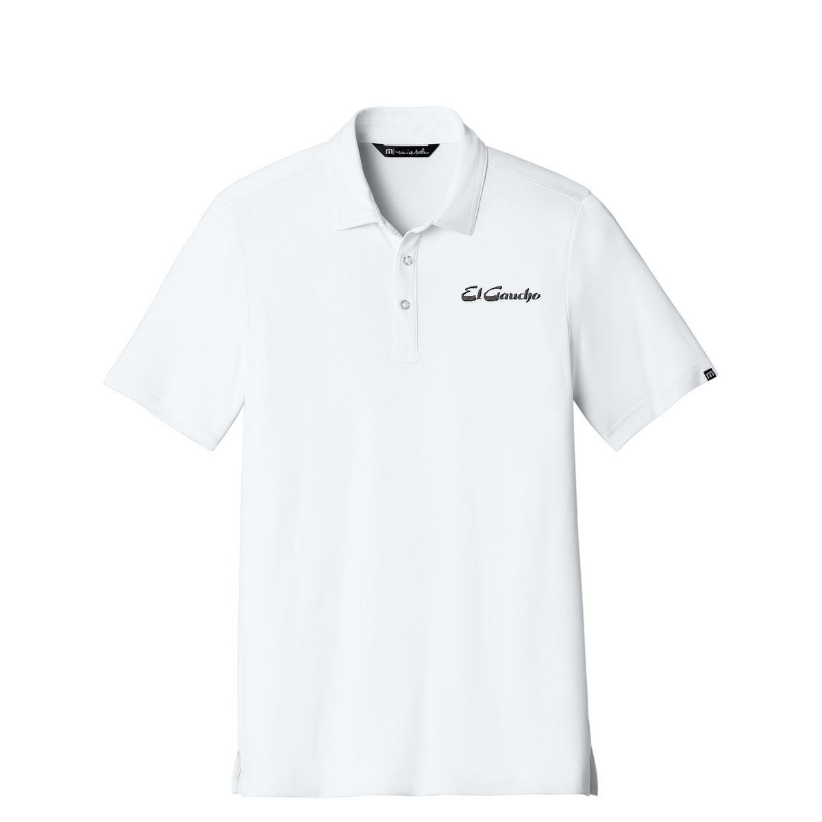 TravisMathew Coto Performance Polo Embroidered - El Gaucho — White