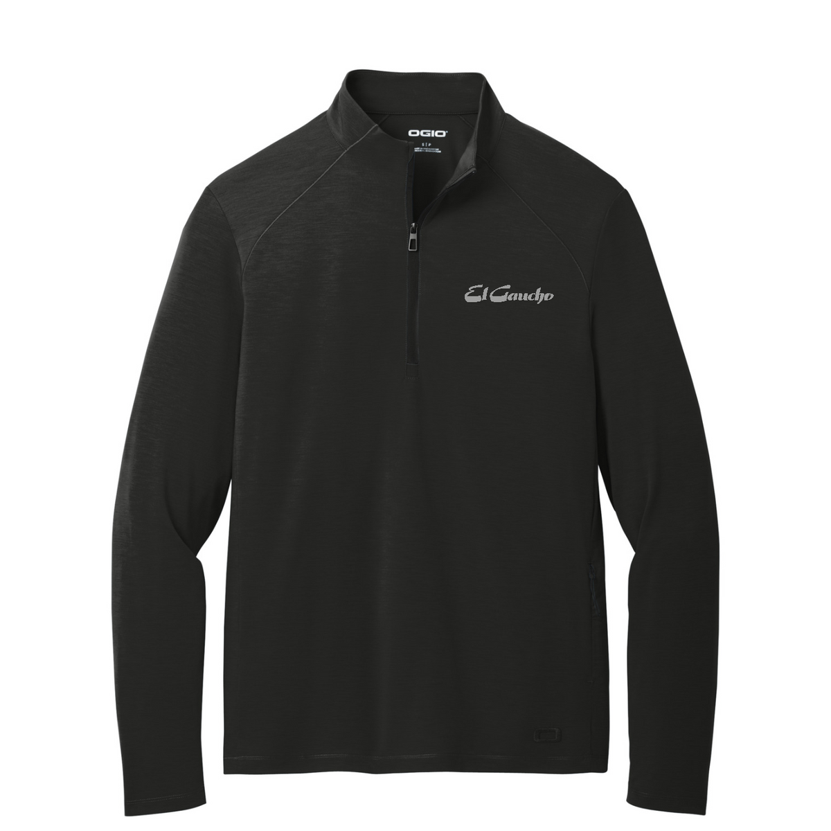 OGIO Motion 1/4-Zip Embroidered - El Gaucho — Blacktop