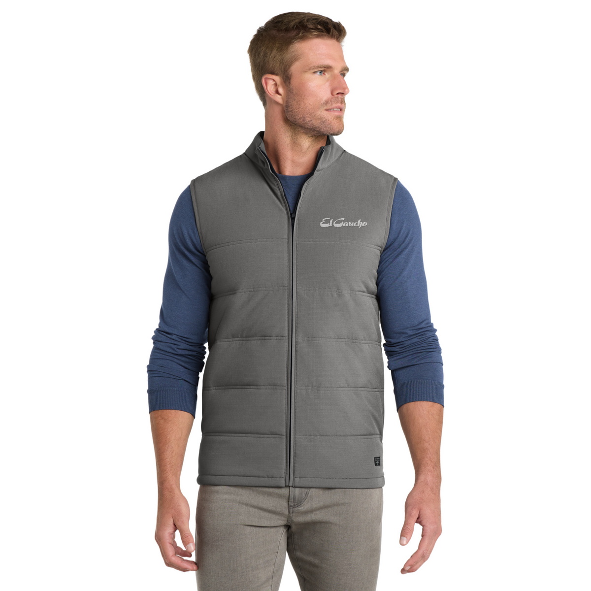 TravisMathew Cold Bay Vest Embroidered - El Gaucho — model
