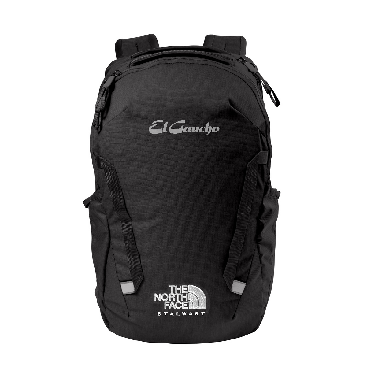 The North Face Stalwart Backpack Embroidered - El Gaucho — TNF Black