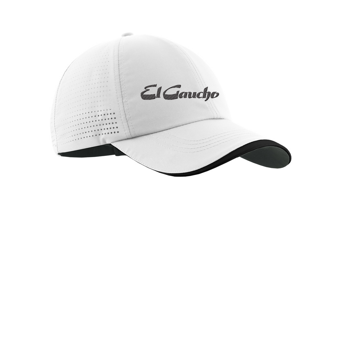 Nike Dri-FIT Perforated Performance Cap Embroidered - El Gaucho — White/ Black