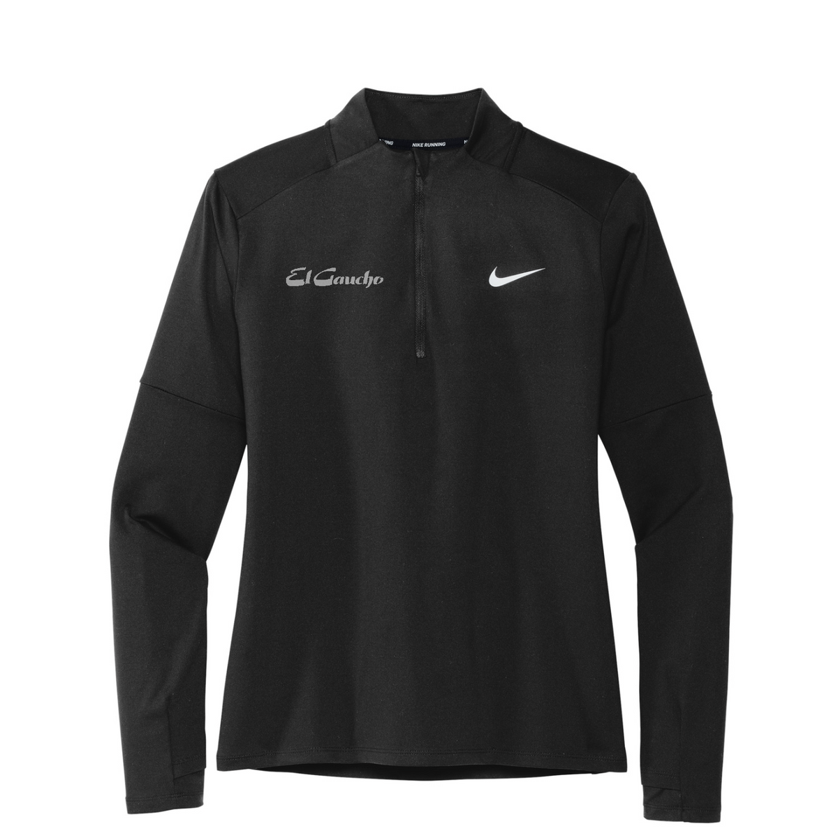 Nike Women's Dri-FIT Element 1/2-Zip Top Embroidered - El Gaucho — Black