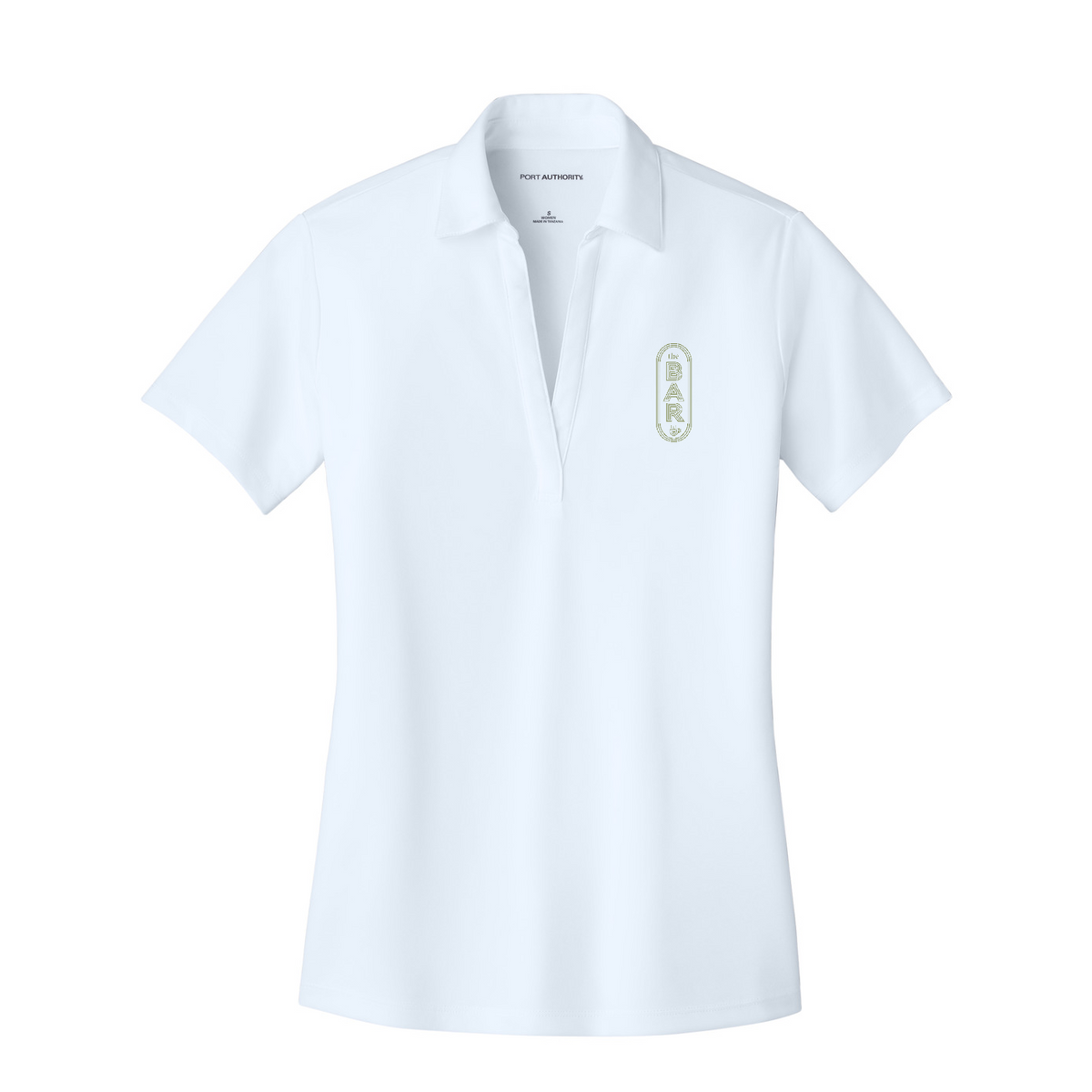 Port Authority Women's Silk Touch Performance Polo - Ilo/The Bar — White