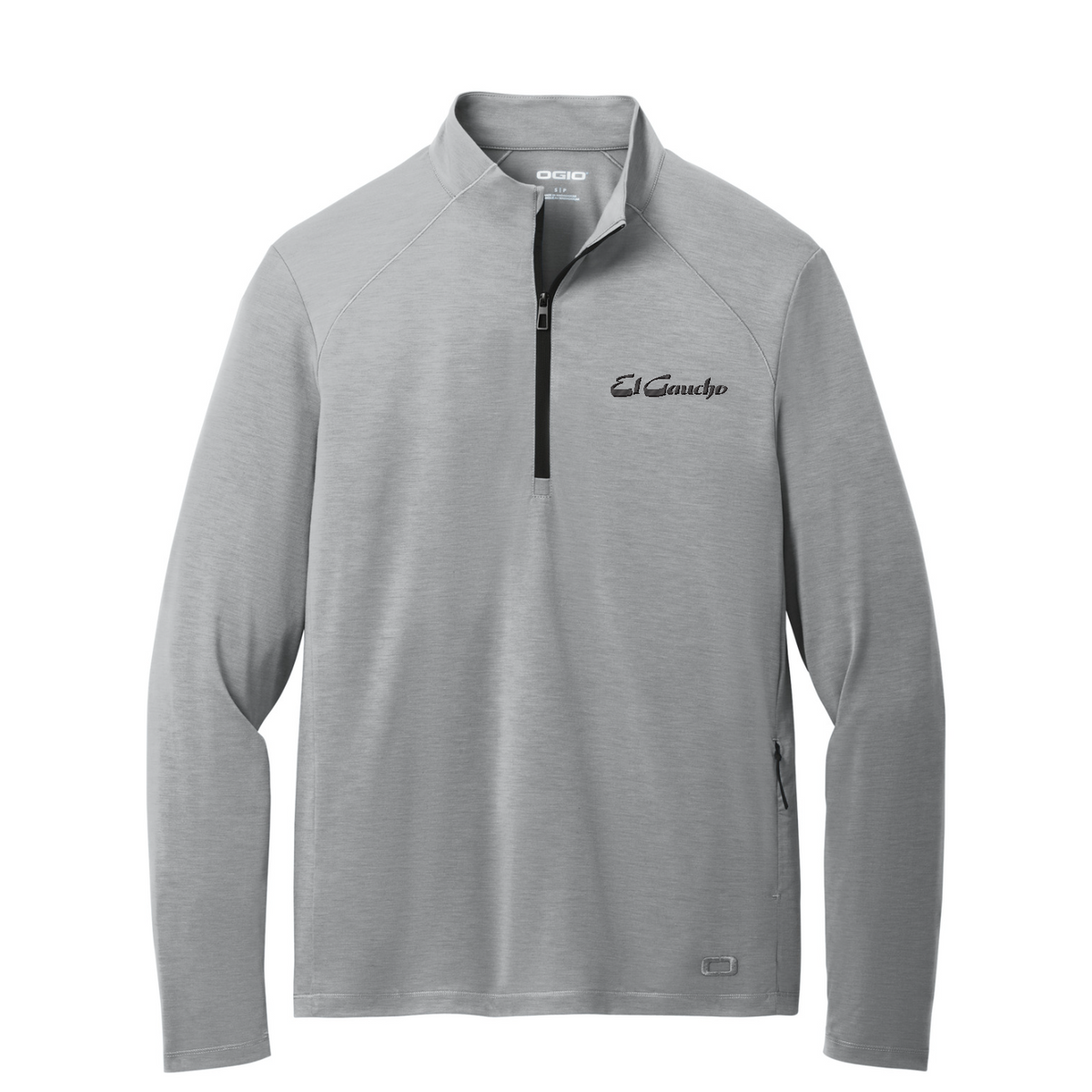 OGIO Motion 1/4-Zip Embroidered - El Gaucho — Greystone