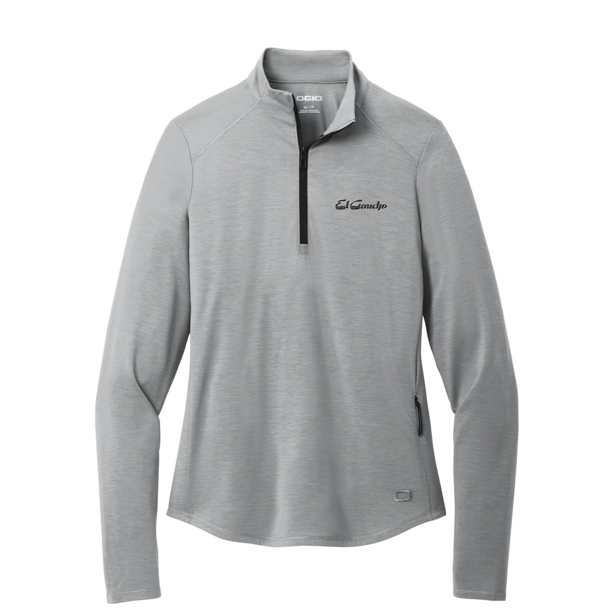 OGIO Women's Motion 1/4-Zip Embroidered - El Gaucho — Greystone