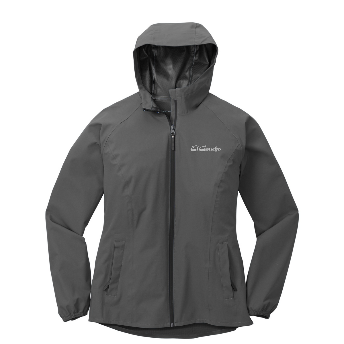 Port Authority Women's Essential Rain Jacket Embroidered - El Gaucho — Graphite