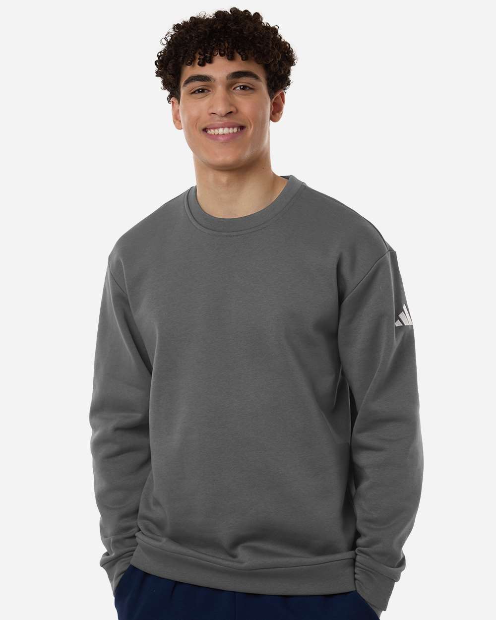 Adidas AT200 Men's Fleece Crewneck Sweatshirt - El Gaucho