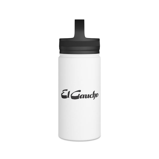 Stainless Steel Water Bottle, Handle Lid - El Gaucho