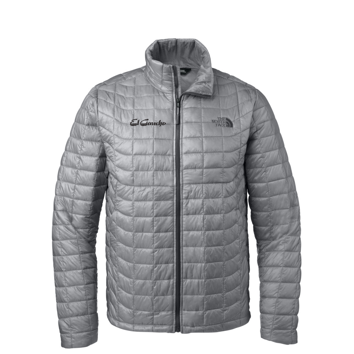 The North Face ThermoBall Trekker Jacket Embroidered - El Gaucho — Mid Grey