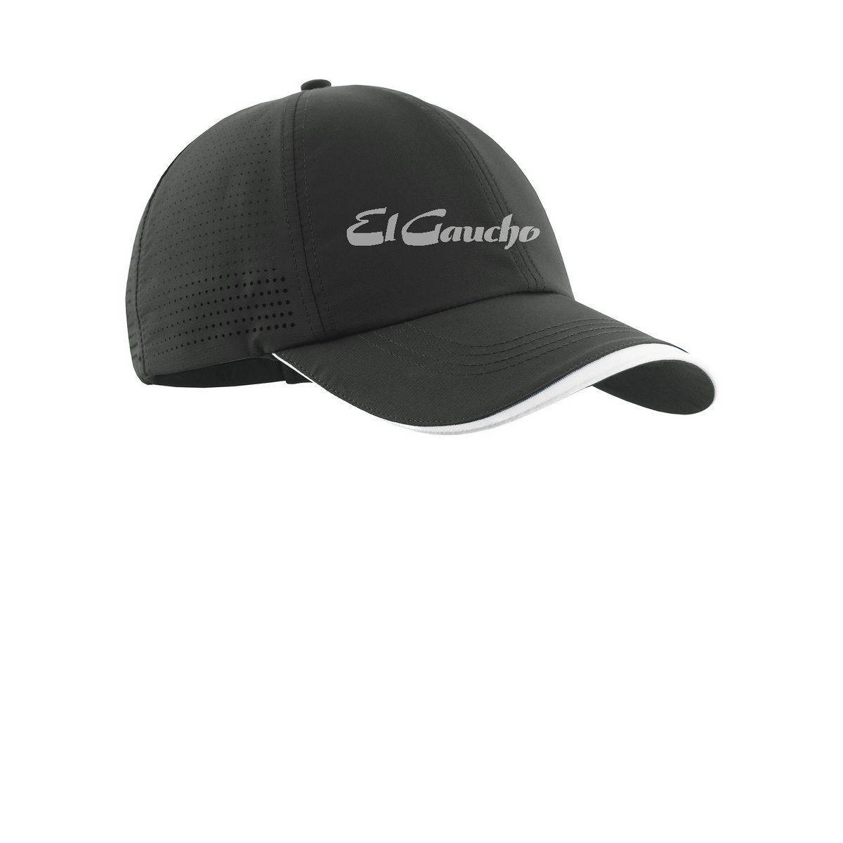Nike Dri-FIT Perforated Performance Cap Embroidered - El Gaucho — Anthracite/ White