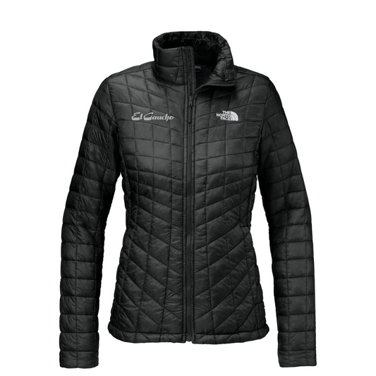 The North Face  Women's ThermoBall  Trekker Jacket Embroidered - El Gaucho — TNF Matte Black
