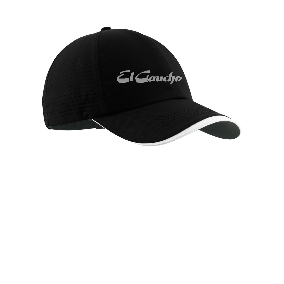 Nike Dri-FIT Perforated Performance Cap Embroidered - El Gaucho — Black/ White