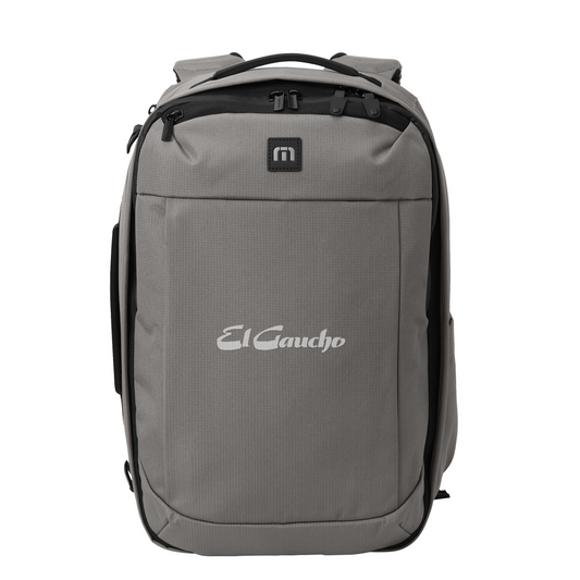 TravisMathew Lateral Convertible Backpack Embroidered - El Gaucho — Graphite