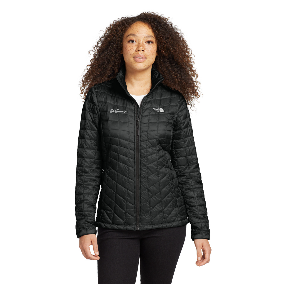 The North Face  Women's ThermoBall  Trekker Jacket Embroidered - El Gaucho — model