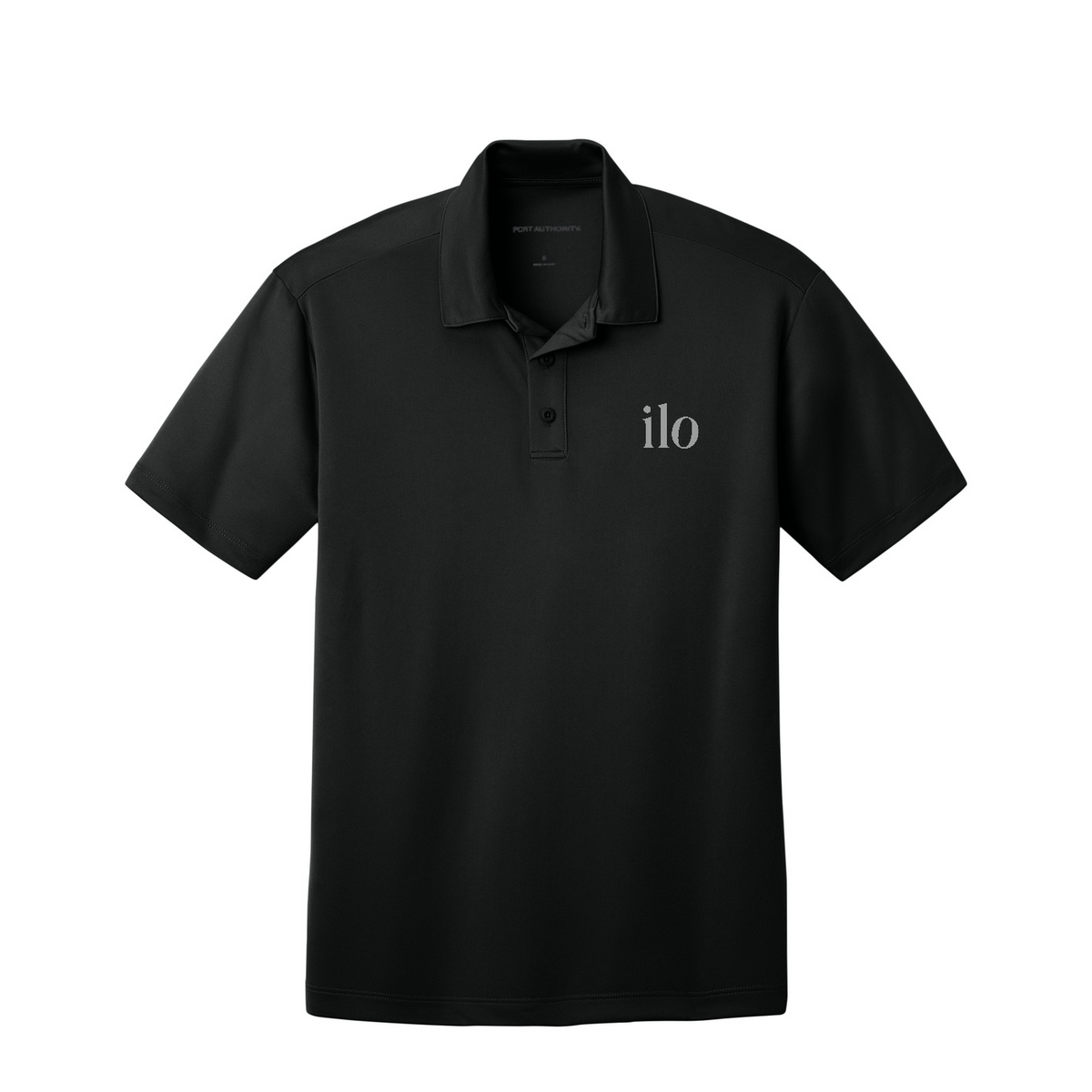 Port Authority Silk Touch Performance Polo - Ilo/The Bar — Black