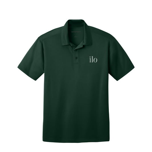 Port Authority Silk Touch Performance Polo - Ilo/The Bar — Dark Green