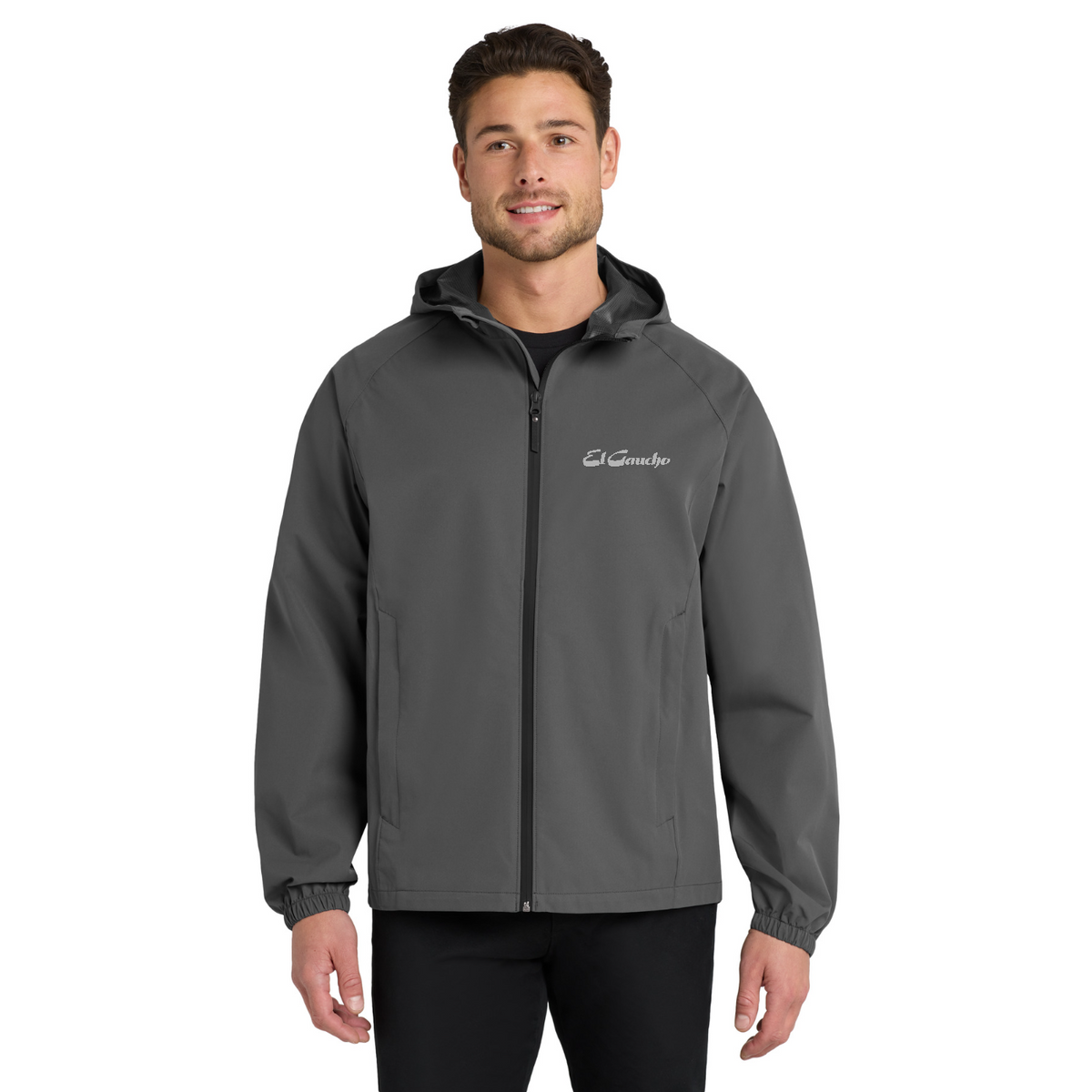 Port Authority  Essential Rain Jacket Embroidered - El Gaucho — model
