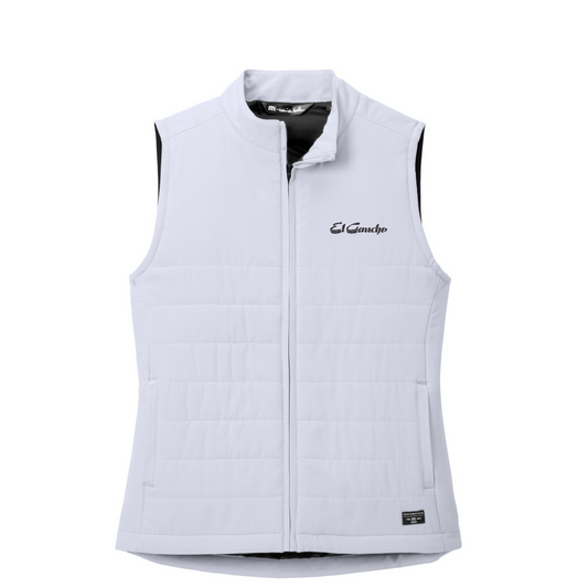 TravisMathew Women's Cold Bay Vest Embroidered - El Gaucho — Microchip Grey