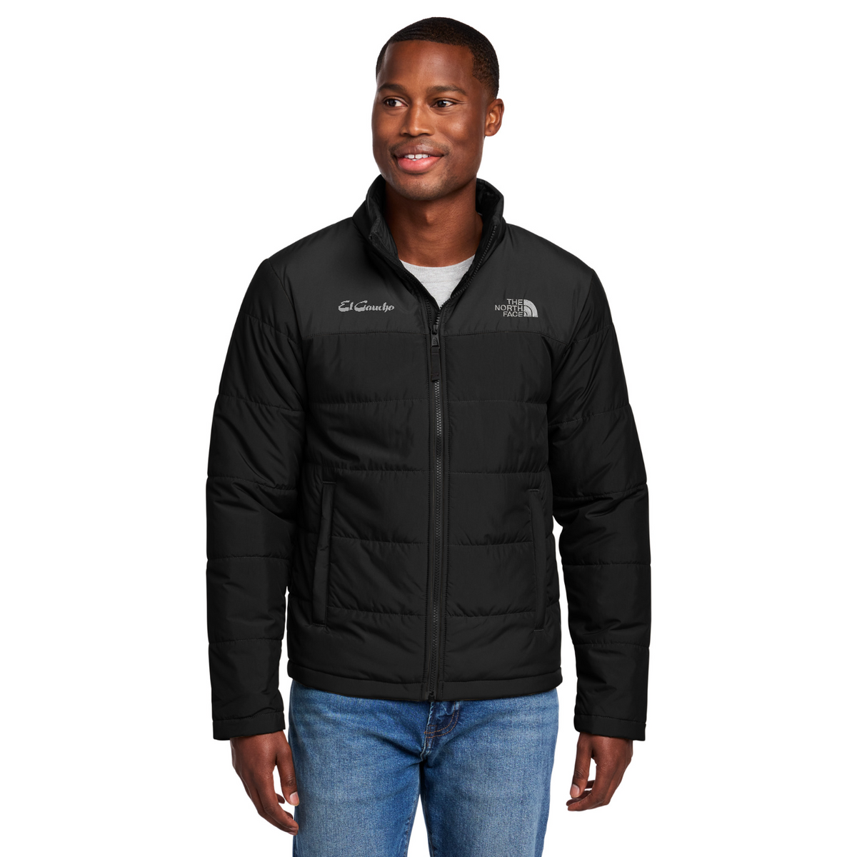 The North Face Chest Logo Everyday Insulated Jacket Embroidered - El Gaucho — model