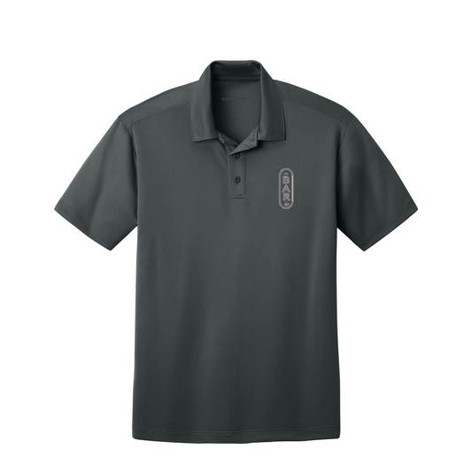 Port Authority Silk Touch Performance Polo - Ilo/The Bar — Steel Grey