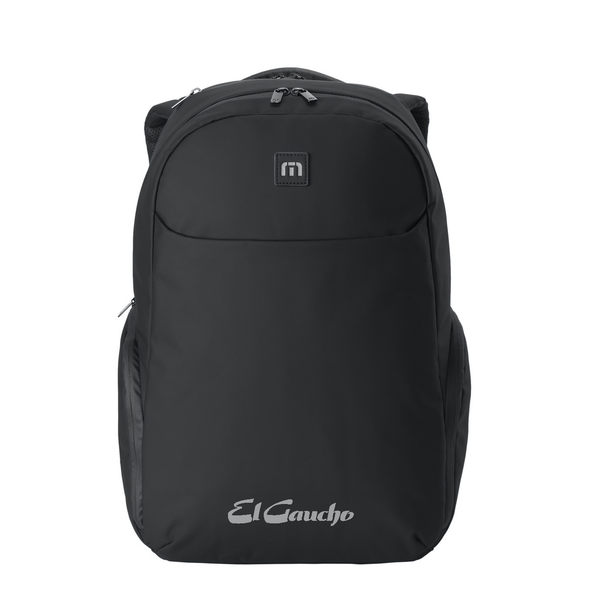 TravisMathew Recess Backpack Embroidered - El Gaucho — Black