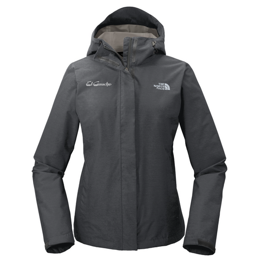 The North Face  Women's DryVent Rain Jacket Embroidered - El Gaucho — TNF Dark Grey Heather