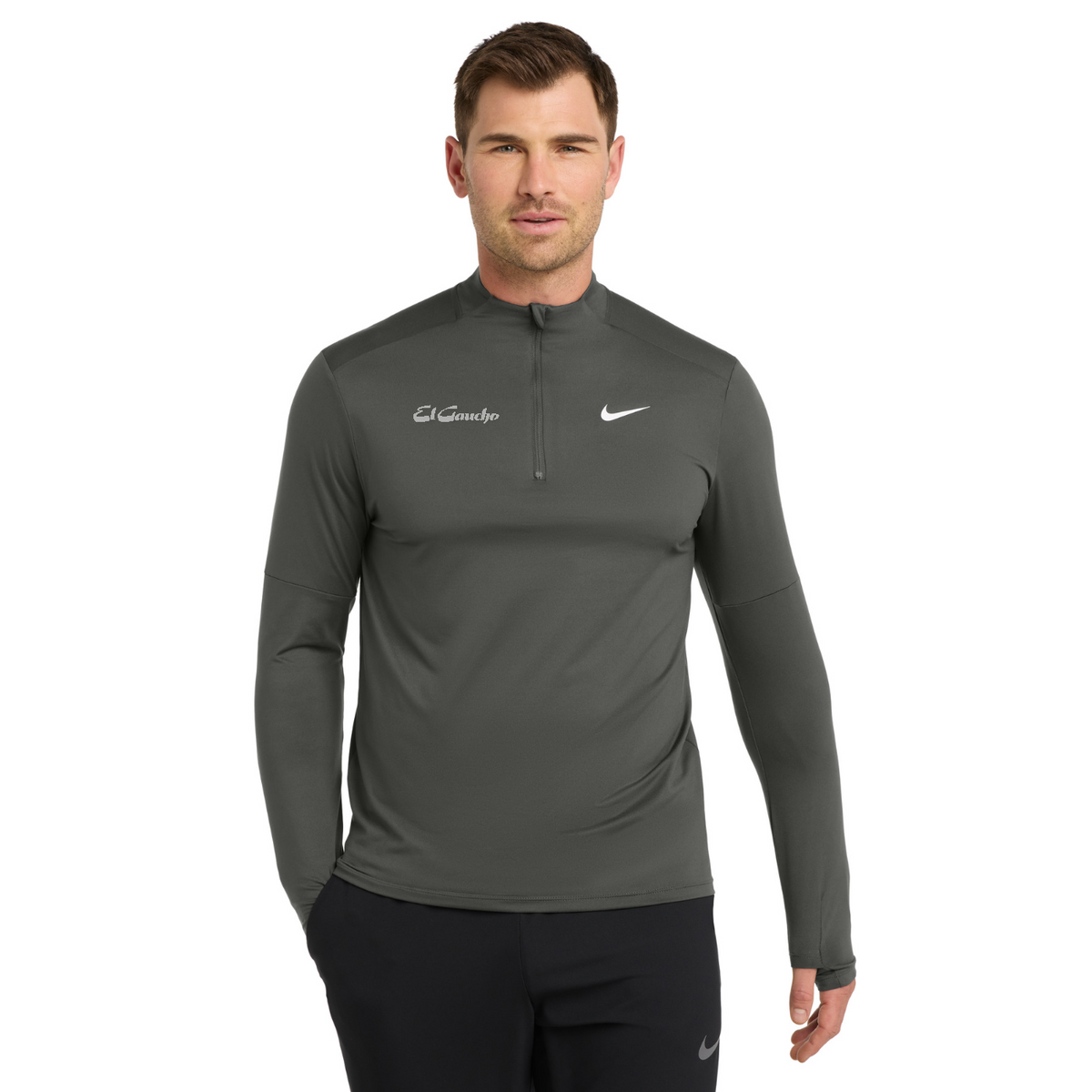 Nike Dri-FIT Element 1/2-Zip Top Embroidered - El Gaucho — model