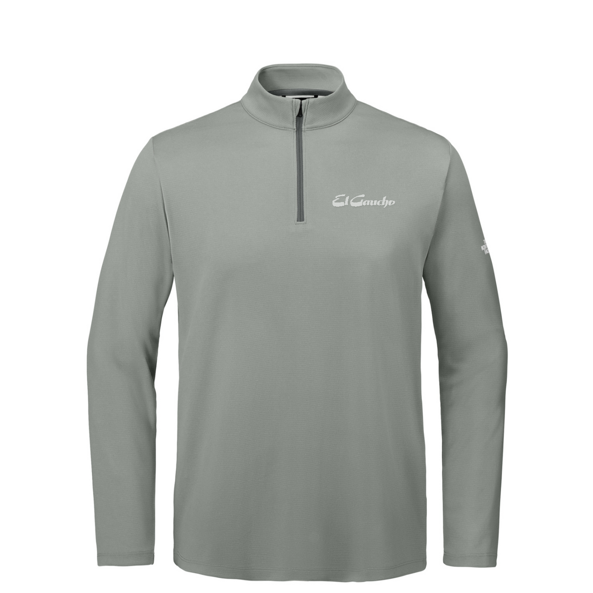 The North Face Ambition 1/4-Zip Embroidered - El Gaucho — Meld Grey Heather