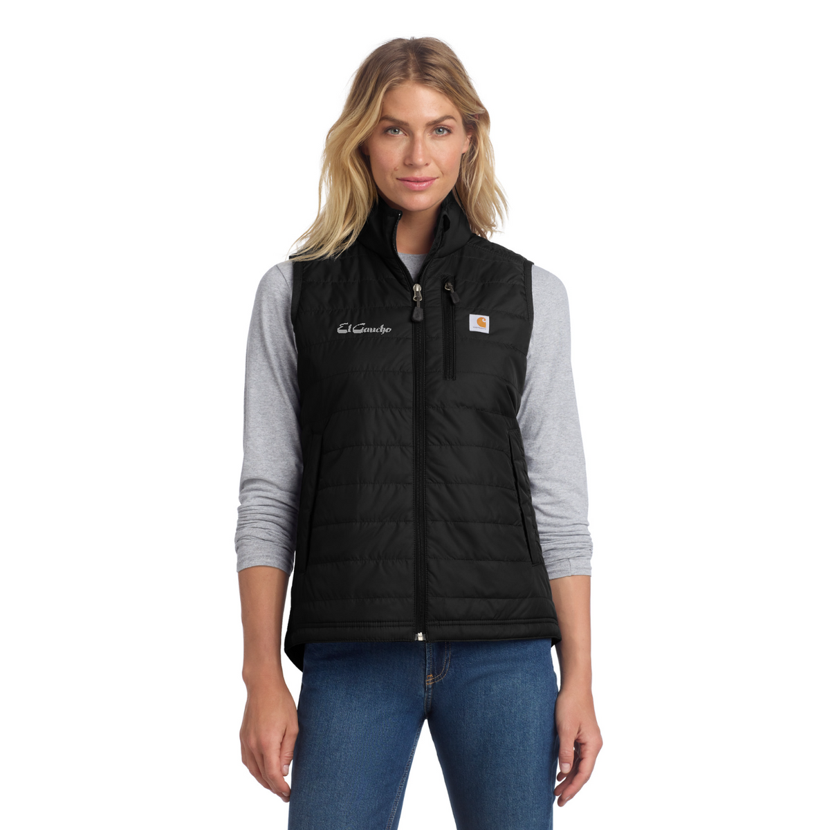 Carhartt Women's Gilliam Vest Embroidered - El Gaucho — model