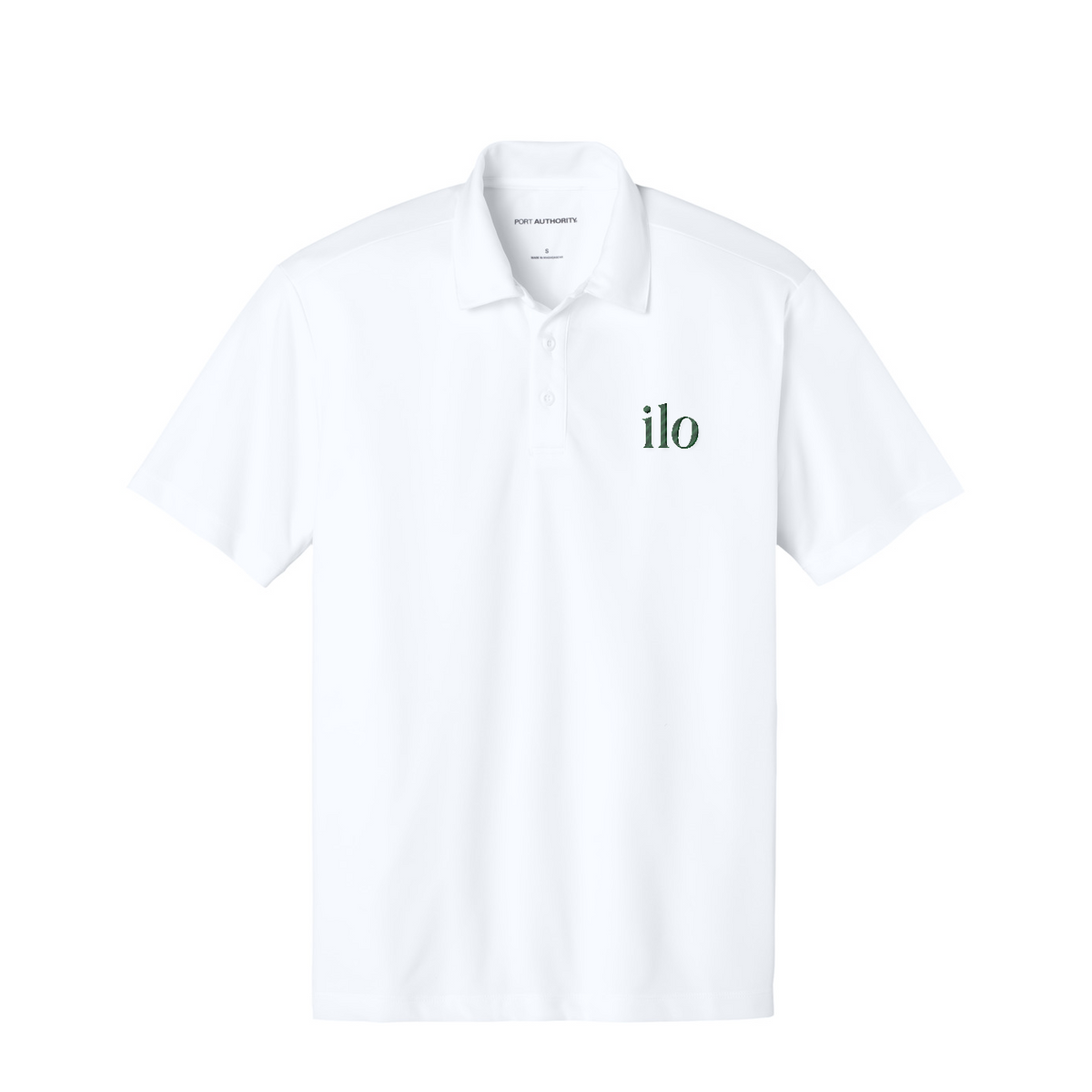 Port Authority Silk Touch Performance Polo - Ilo/The Bar — White