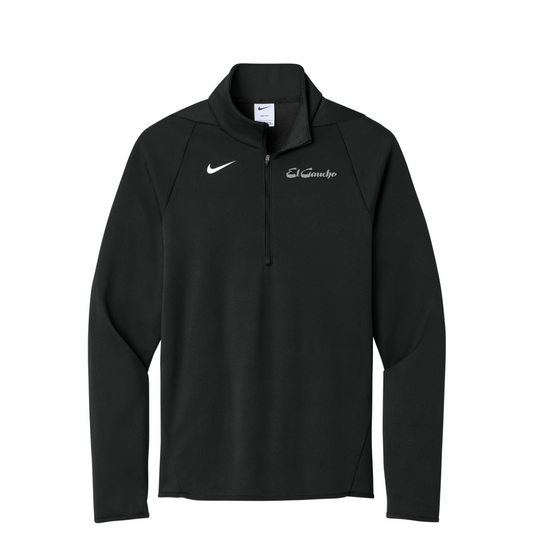 Nike Therma-FIT 1/4-Zip Fleece Embroidered - El Gaucho — Team Black