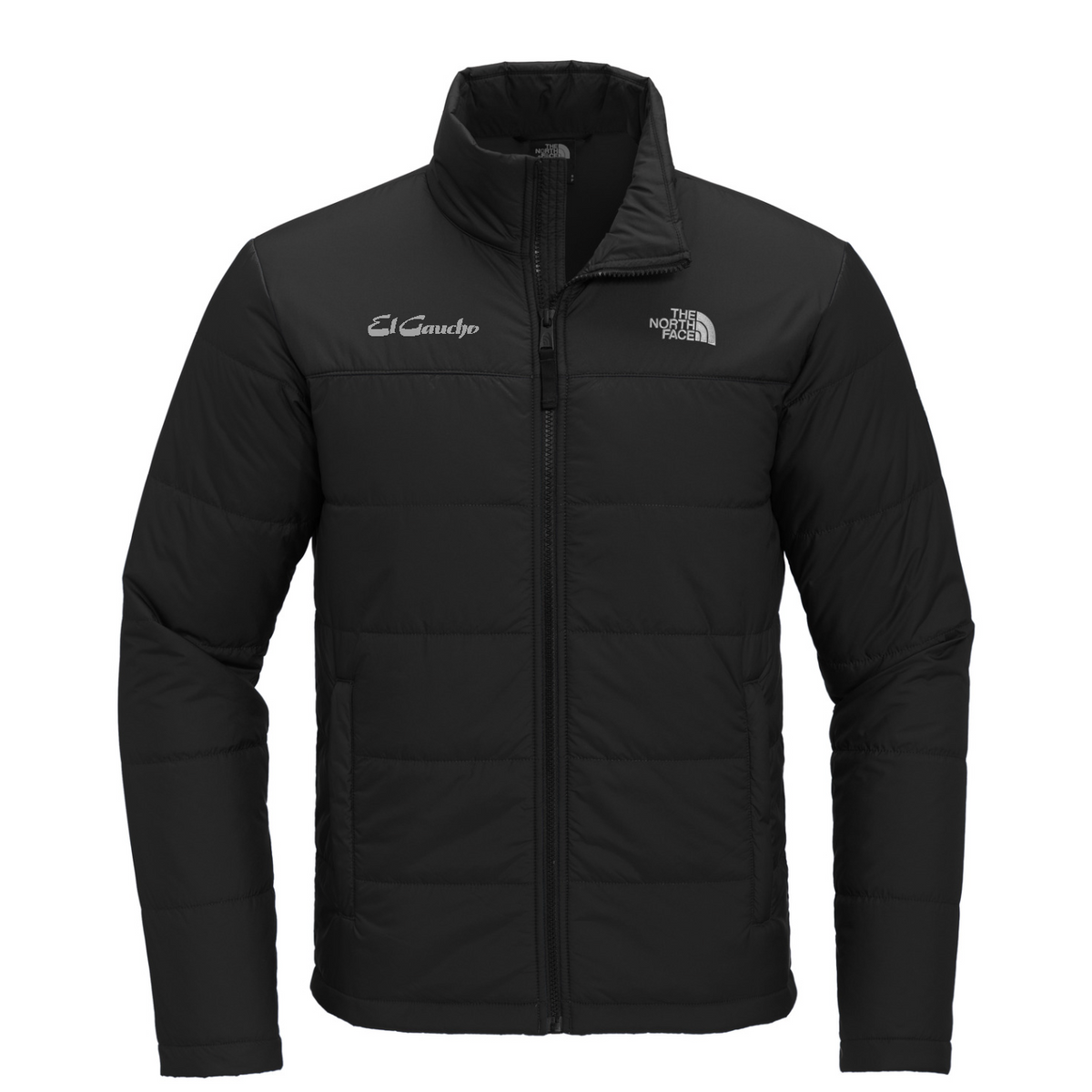 The North Face Chest Logo Everyday Insulated Jacket Embroidered - El Gaucho — TNF Black