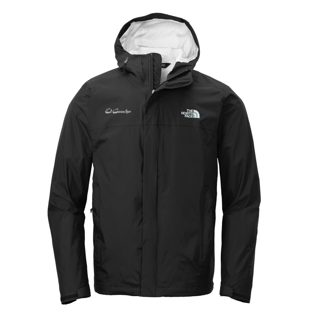 The North Face  DryVent Rain Jacket Embroidered - El Gaucho — TNF Black