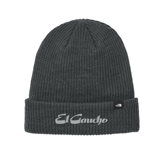 The North Face Truckstop Beanie Embroidered - El Gaucho — Asphalt Grey
