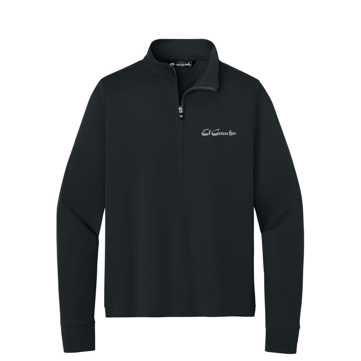 TravisMathew Women's Coto 1/2-Zip Embroidered - El Gaucho — Black