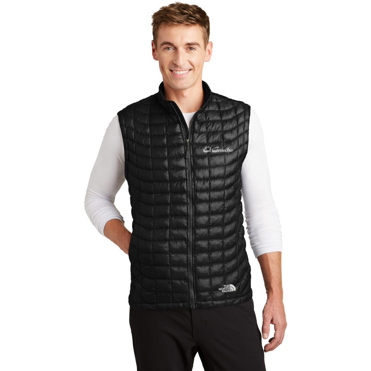 The North Face  ThermoBall   Trekker Vest Embroidered - El Gaucho — model