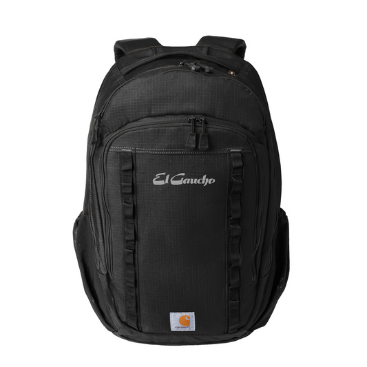 Carhartt 25L Ripstop Backpack Embroidered - El Gaucho — Black