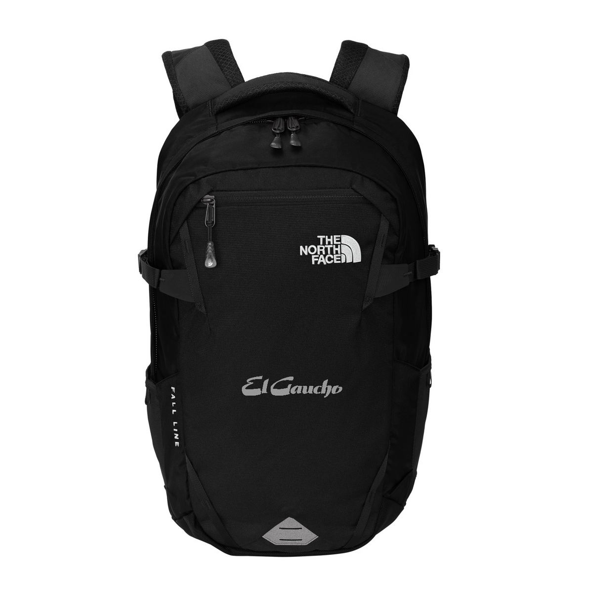 The North Face  Fall Line Backpack Embroidered - El Gaucho — TNF Black