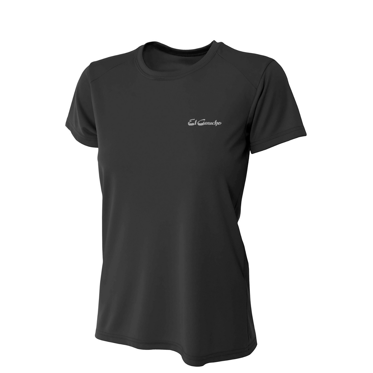 A4 Women's Cooling Performance Short Sleeve Tee - El Gaucho — Black