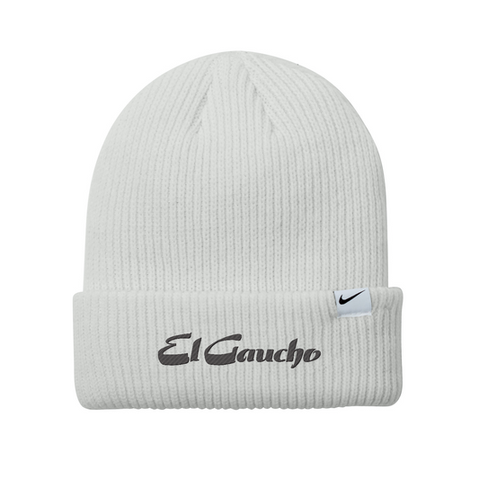 Nike Terra Beanie Embroidered - El Gaucho — Summit White
