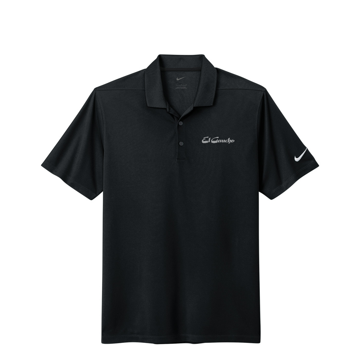 Nike Dri-FIT Micro Pique 2.0 Polo Embroidered - El Gaucho — Black