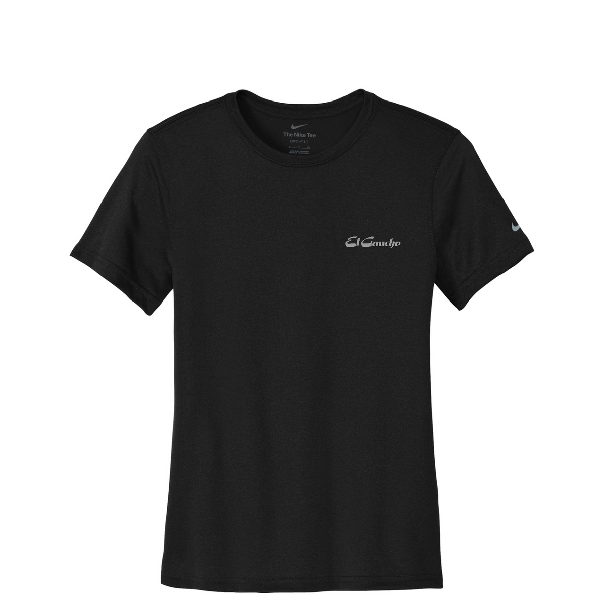 Nike Women's Swoosh Sleeve rLegend Tee - El Gaucho — Black