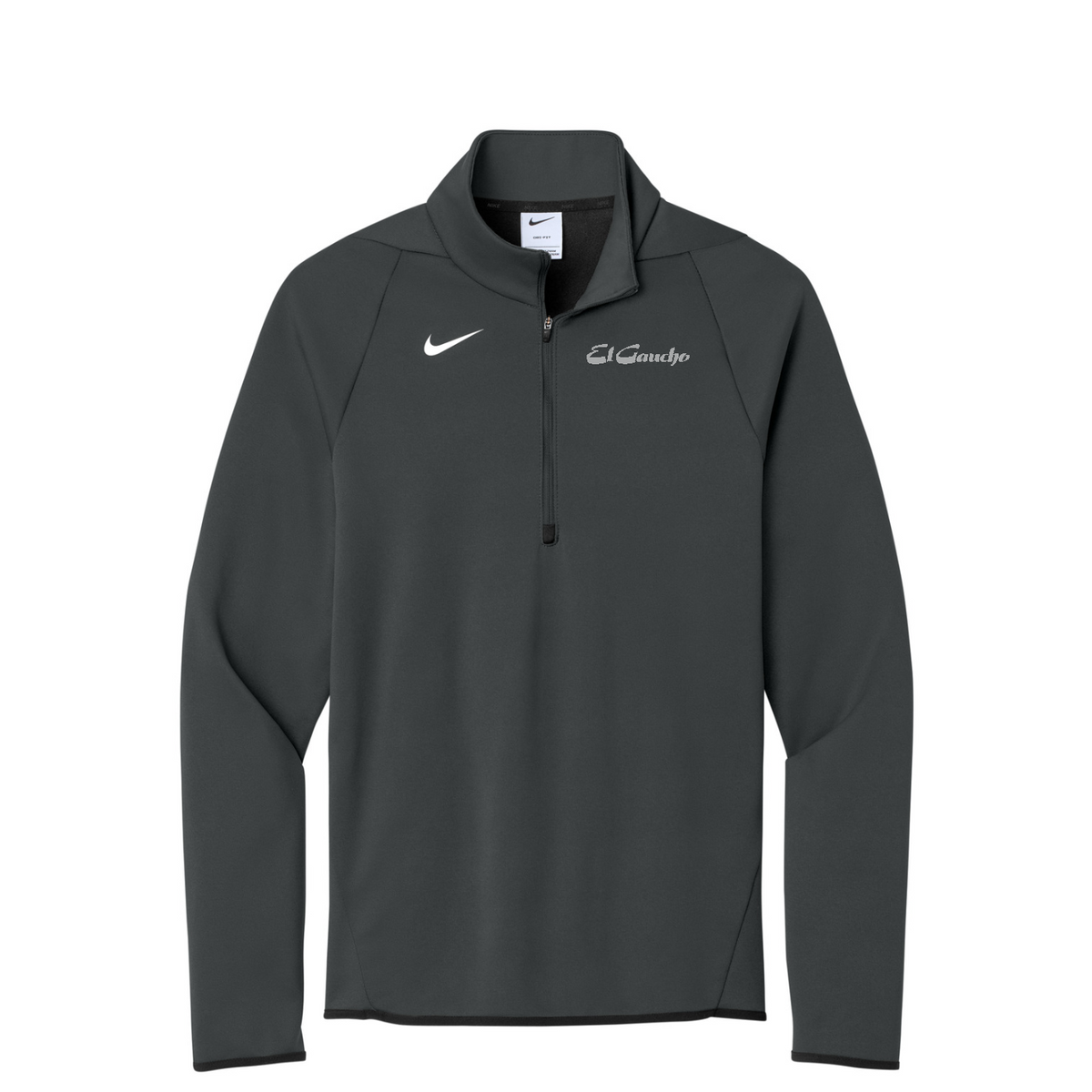 Nike Therma-FIT 1/4-Zip Fleece Embroidered - El Gaucho — Team Anthracite