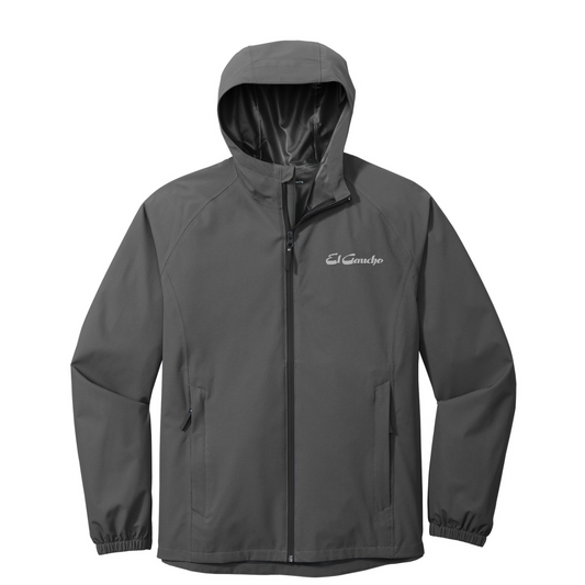 Port Authority  Essential Rain Jacket Embroidered - El Gaucho — Graphite