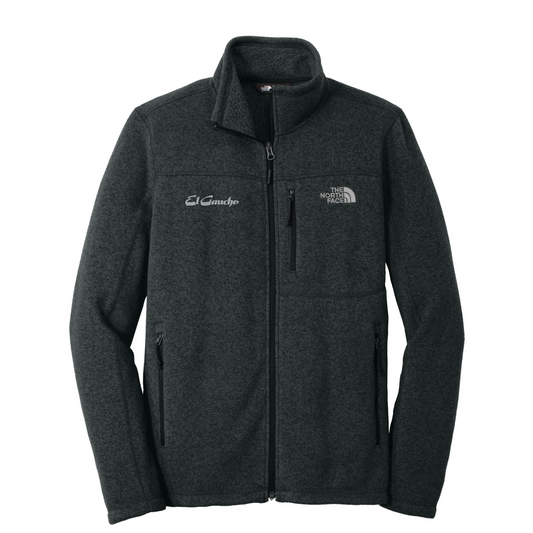 The North Face  Sweater Fleece Jacket Embroidered - El Gaucho — TNF Black Heather