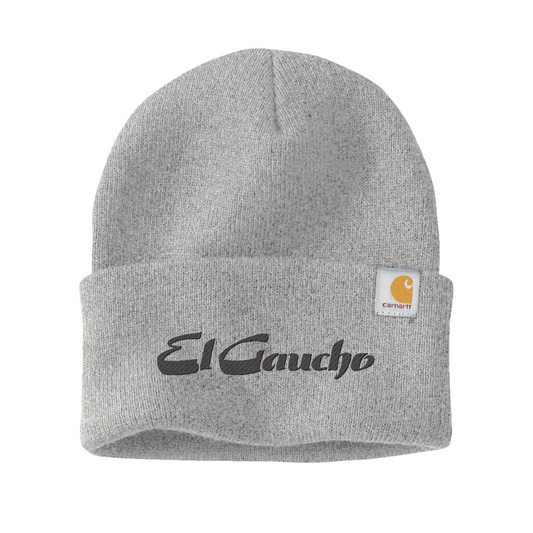 Carhartt Watch Cap 2.0 Embroidered - El Gaucho — Heather Grey