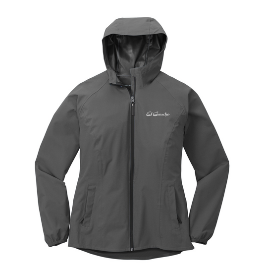 Port Authority  Women's Essential Rain Jacket Embroidered - El Gaucho — Graphite
