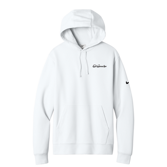 Nike Club Fleece Sleeve Swoosh Pullover Hoodie - El Gaucho — White