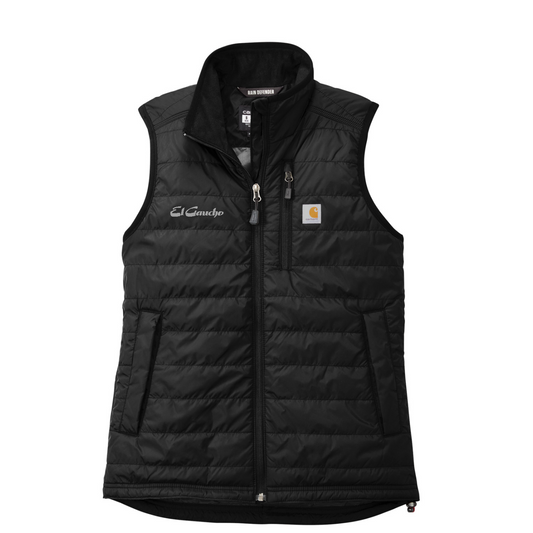 Carhartt Women's Gilliam Vest Embroidered - El Gaucho — Black