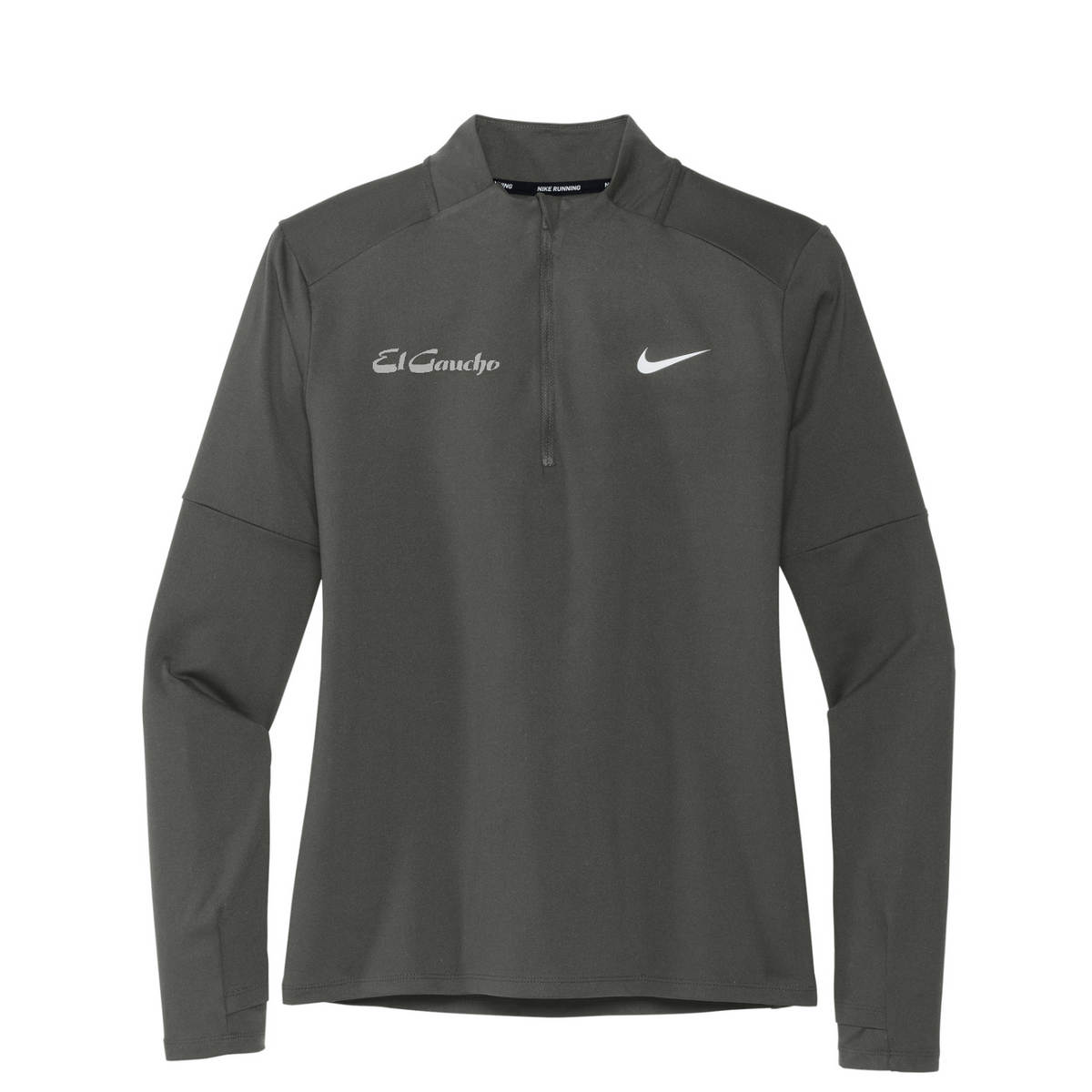Nike Women's Dri-FIT Element 1/2-Zip Top Embroidered - El Gaucho — Anthracite